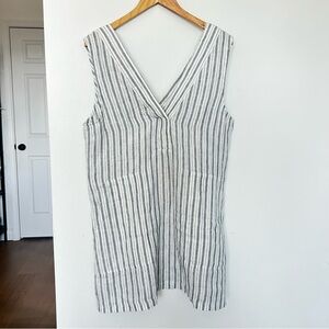 Faherty AZURE dress ODE-Oceanside Stripe size Medium NWT
